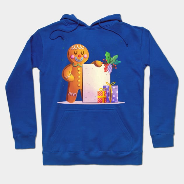 Gingerbread Cookie Gifts Hoodie by Mako Design 